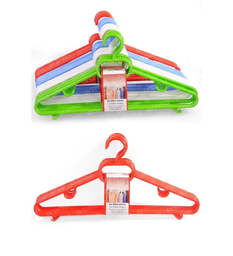 HİLAL PLASTİK KALIN ELBİSE ASKISI 6LI  KL:20